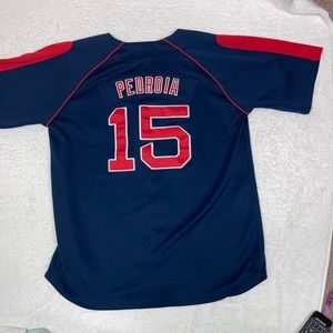 Nike Boston Red Sox Justin Pedroia baseball shirt large 16/18